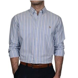 Polo Ralph Lauren Oxford Shirt - Men's size 17 neck sleeve length‎ 32